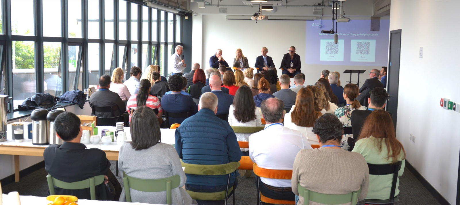 Networking at the 11 June event